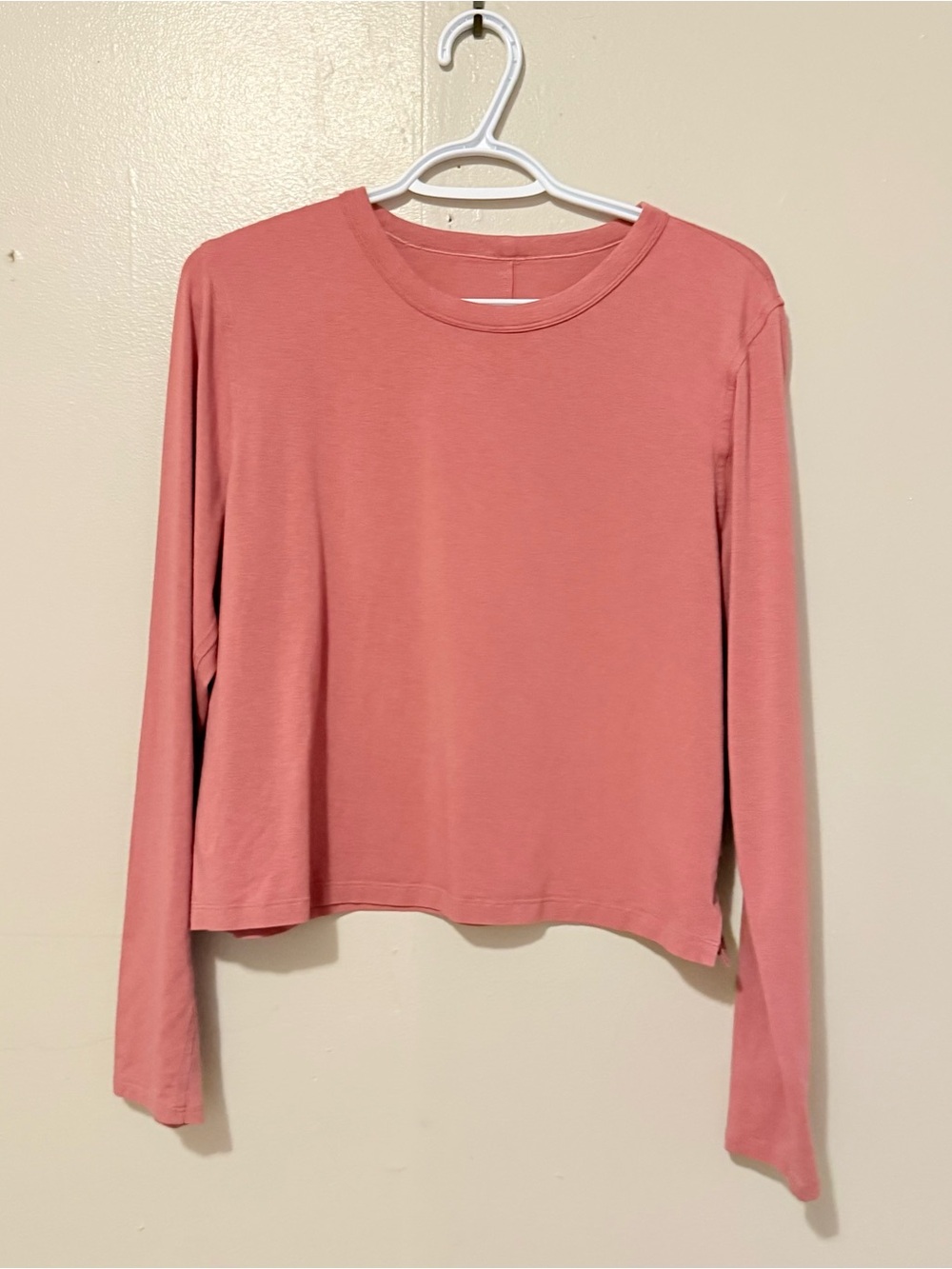 lululemon athletica Long Sleeve Crew Top in Rose